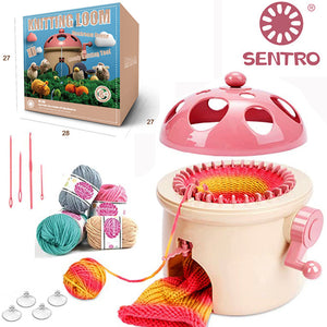 
                  
                    Load image into Gallery viewer, SENTRO 32 Needle Knitting Machine Pink Top Ring - JAMIT Knitting Machine
                  
                