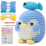 Penguin Crochet Kit DIY Craft Crochet Kit - JAMIT Knitting Machine