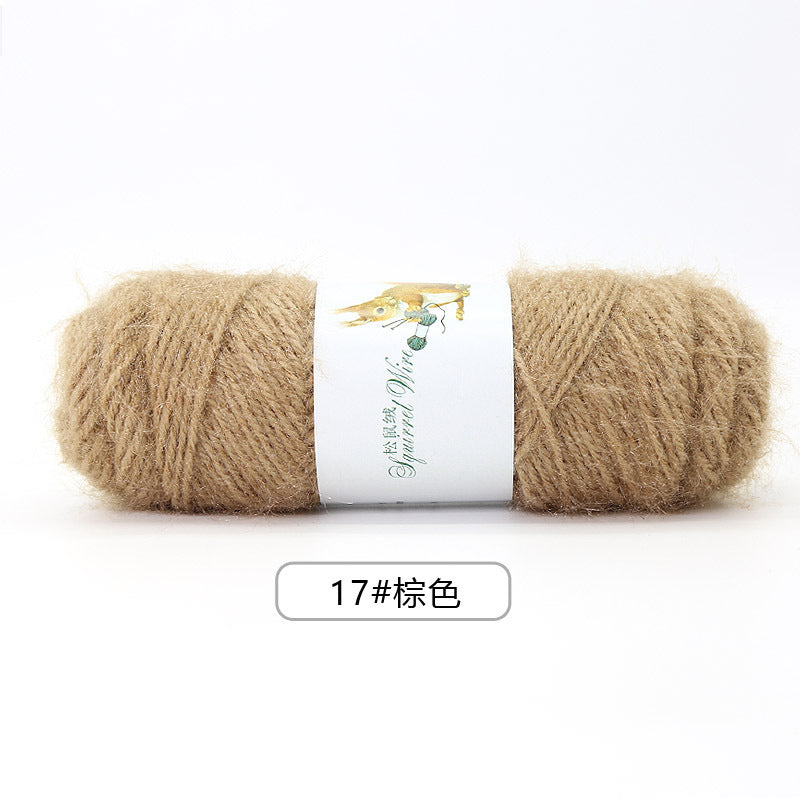 Soft squirrel velvet yarn 75g/pcs - JAMIT Knitting Machine
