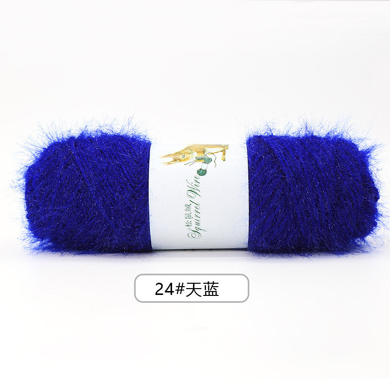 
                  
                    Load image into Gallery viewer, Soft squirrel velvet yarn 75g/pcs - JAMIT Knitting Machine
                  
                