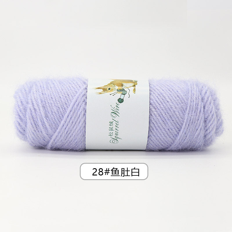 
                  
                    Load image into Gallery viewer, Soft squirrel velvet yarn 75g/pcs - JAMIT Knitting Machine
                  
                