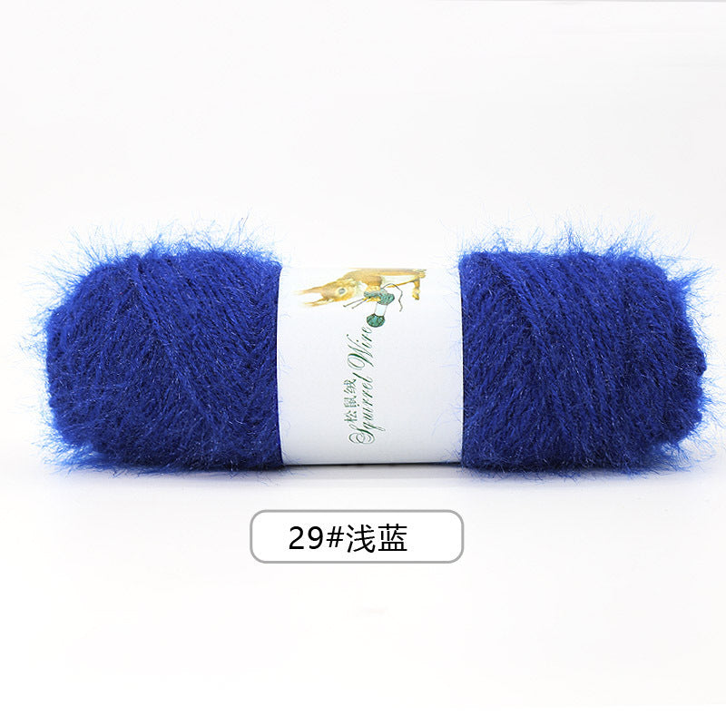 
                  
                    Load image into Gallery viewer, Soft squirrel velvet yarn 75g/pcs - JAMIT Knitting Machine
                  
                