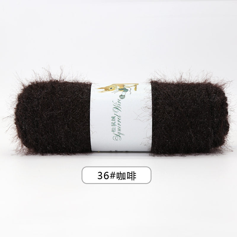 
                  
                    Load image into Gallery viewer, Soft squirrel velvet yarn 75g/pcs - JAMIT Knitting Machine
                  
                
