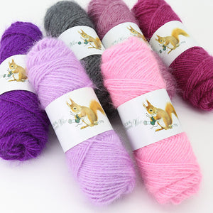 
                  
                    Load image into Gallery viewer, Soft squirrel velvet yarn 75g/pcs - JAMIT Knitting Machine
                  
                