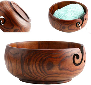 
                  
                    Load image into Gallery viewer, Handmade Wooden Yarn Bowl - JAMIT Knitting Machine
                  
                