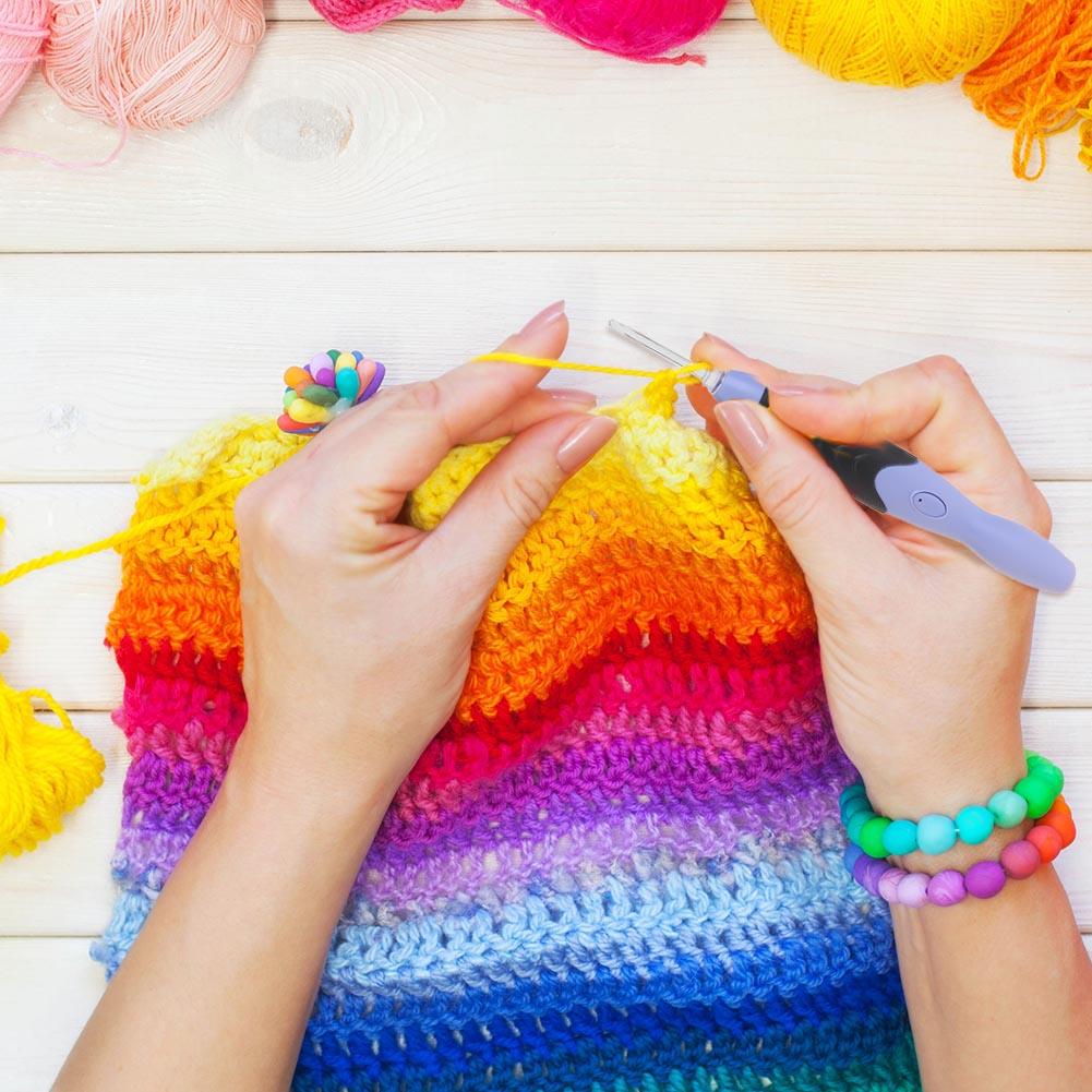 LED Crochet Set+ FREE Gifts+ FREE eBook - JAMIT Knitting Machine