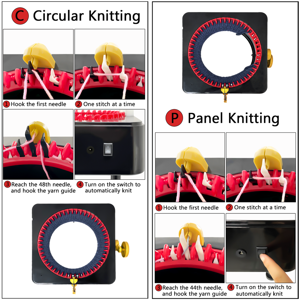 SENTRO 40 Needle Knitting Machine Legs – JAMIT Knitting Machine