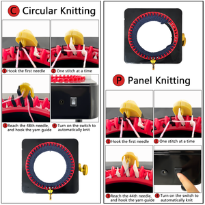 SENTRO 48 Needle Knitting Machine Handle – JAMIT Knitting Machine