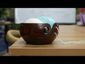 
                  
                    Load and play video in Gallery viewer, Handmade Wooden Yarn Bowl
                  
                